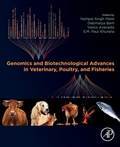 Cover: Genomics and Biotechnological Advances in Veterinary, Poultry, and Fisheries - Academic Press