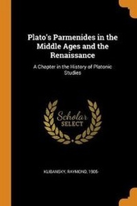 Enlarge image Cover: Plato's Parmenides in the Middle Ages and the Renaissance - Franklin Classics