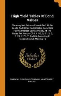 Enlarge image Cover: High Yield Tables Of Bond Values - Franklin Classics
