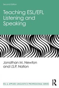 Cover: Teaching ESL/EFL Listening and Speaking - Routledge