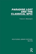 Cover: Paradise Lost and the Classical Epic - Routledge
