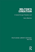 Cover: Milton's Creation - Routledge