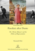 Cover: Pasolini after Dante - Routledge