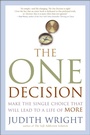 Cover: The One Decision - TarcherPerigee