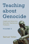 Cover: Teaching about Genocide: Insights and Advice from Secondary Teachers and Professors - Rowman & Littlefield Publishers
