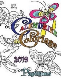 Abbildung von: Calendrier de Coloriage 2019 Papillons - Gumdrop Press
