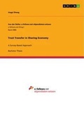 Cover: Trust Transfer in Sharing Economy - GRIN Verlag