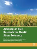 Cover: Advances in Rice Research for Abiotic Stress Tolerance - Woodhead Publishing