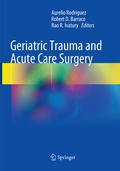 Bild: Geriatric Trauma and Acute Care Surgery - Springer