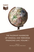 Cover: The Palgrave Handbook of Criminal and Terrorism Financing Law - Palgrave Macmillan
