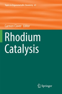 Abbildung von: Rhodium Catalysis - Springer