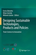 Cover: Designing Sustainable Technologies, Products and Policies - Springer