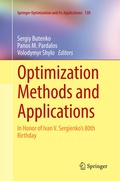 Cover: Optimization Methods and Applications - Springer