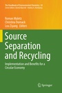 Cover: Source Separation and Recycling - Springer