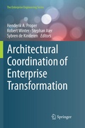 Bild: Architectural Coordination of Enterprise Transformation - Springer