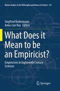 Cover: What Does it Mean to be an Empiricist? - Springer