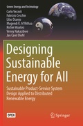 Cover: Designing Sustainable Energy for All - Springer