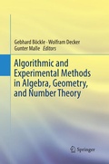 Cover: Algorithmic and Experimental Methods in Algebra, Geometry, and Number Theory - Springer