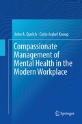 Cover: Compassionate Management of Mental Health in the Modern Workplace - Springer