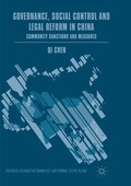 Cover: Governance, Social Control and Legal Reform in China - Palgrave Macmillan