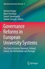 Cover: Governance Reforms in European University Systems - Springer