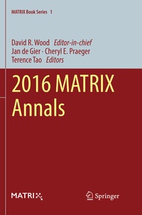 Abbildung von: 2016 MATRIX Annals - Springer
