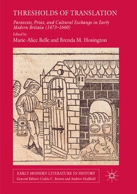 Enlarge image Cover: Thresholds of Translation - Palgrave Macmillan