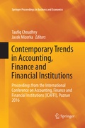 Cover: Contemporary Trends in Accounting, Finance and Financial Institutions - Springer