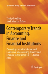 Abbildung von: Contemporary Trends in Accounting, Finance and Financial Institutions - Springer