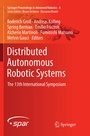 Cover: Distributed Autonomous Robotic Systems - Springer