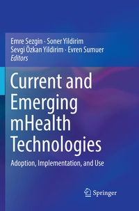 Enlarge image Cover: Current and Emerging mHealth Technologies - Springer