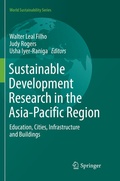 Cover: Sustainable Development Research in the Asia-Pacific Region - Springer