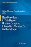 Cover: New Directions in Third Wave Human-Computer Interaction: Volume 2 - Methodologies - Springer