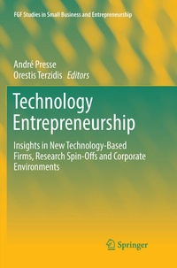 Enlarge image Cover: Technology Entrepreneurship - Springer