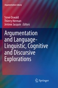 Cover: Argumentation and Language - Linguistic, Cognitive and Discursive Explorations - Springer