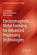 Cover: Electromagnetic Metal Forming for Advanced Processing Technologies - Springer