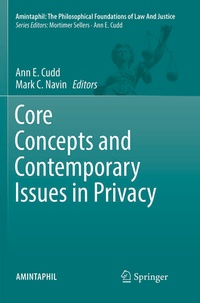Enlarge image Cover: Core Concepts and Contemporary Issues in Privacy - Springer