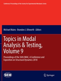 Enlarge image Cover: Topics in Modal Analysis & Testing, Volume 9 - Springer