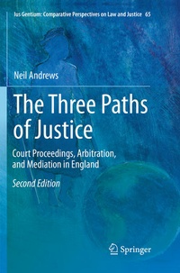 Abbildung von: The Three Paths of Justice - Springer