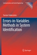 Cover: Errors-in-Variables Methods in System Identification - Springer