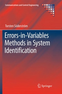 Enlarge image Cover: Errors-in-Variables Methods in System Identification - Springer
