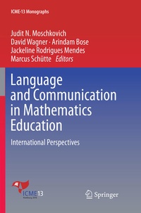 Enlarge image Cover: Language and Communication in Mathematics Education - Springer