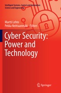 Cover: Cyber Security: Power and Technology - Springer