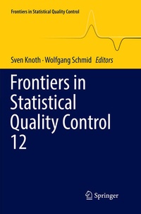 Enlarge image Cover: Frontiers in Statistical Quality Control 12 - Springer