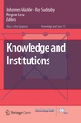 Cover: Knowledge and Institutions - Springer