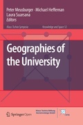 Cover: Geographies of the University - Springer