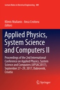 Cover: Applied Physics, System Science and Computers II - Springer