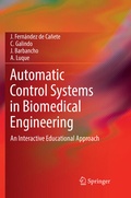 Cover: Automatic Control Systems in Biomedical Engineering - Springer