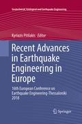 Cover: Recent Advances in Earthquake Engineering in Europe - Springer