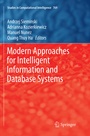 Cover: Modern Approaches for Intelligent Information and Database Systems - Springer